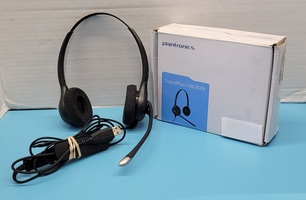 Plantronics Supra Plus Binaural Noise Cancelling Headset with Mic Model HW261N