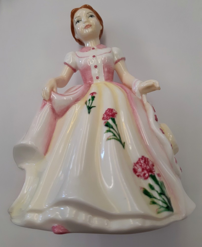 Royal Doulton PRETTY LADIES Collection 5 JANUARY Flower of the Month ...