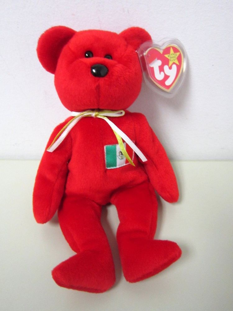 TY Beanie Baby OSITO Italian Bear PLUS McDonald's Premium OSITO Mini ...