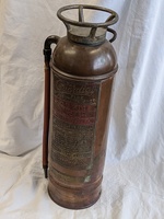 "The Guardian" Antique Vintage Brass Copper Fire Extinguisher 