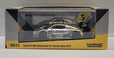 Tarmac Works 1:64 Audi R8 LMS Blancpain GT Series Asia 2017 Silver Cup Champion