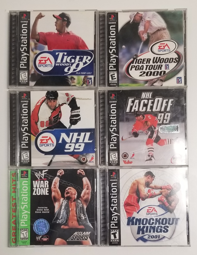 LOT OF 6 PS1 SPORTS GAMES | Avenue Shop Swap & Sell