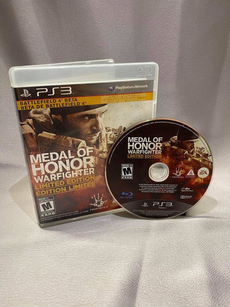 Medal Of Honor Warfighter Limited Edition PLAYSTATION In Case Avenue Shop Swap Sell