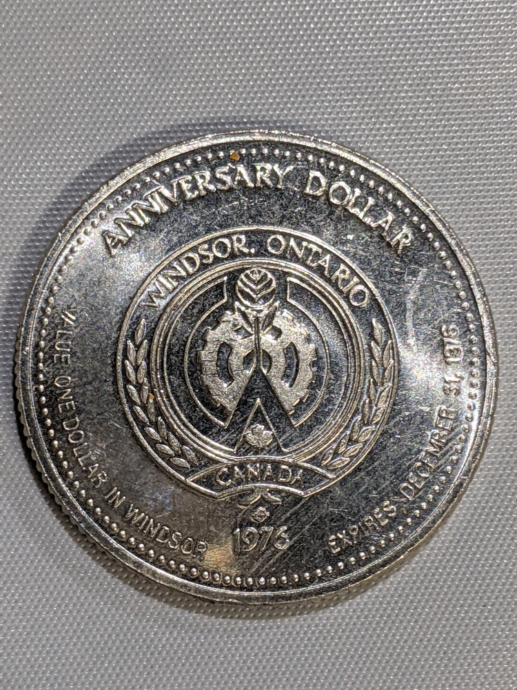 1976 Windsor Ontario Centennial Anniversary Trade Dollar Token | Avenue ...