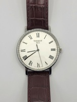 Tissot Classic Everytime Gents Stainless Steel Watch with Leather Strap