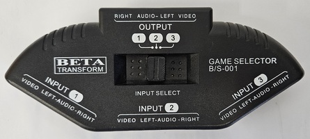 3 Way Audio Video Switch Selector Splitter Box