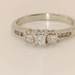 Lady's Past Present & Future Diamond Engagement Ring Size 7.5