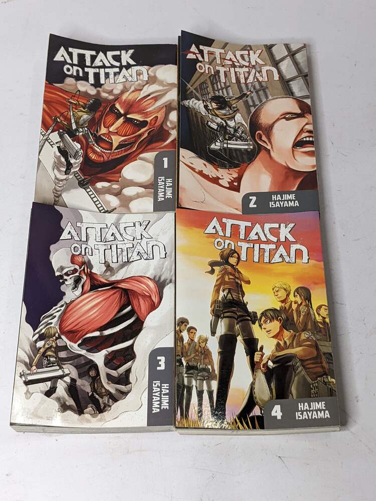 Attack on Titan: The Beginning Box Set(Volumes 1-4) Manga by Hajime ...