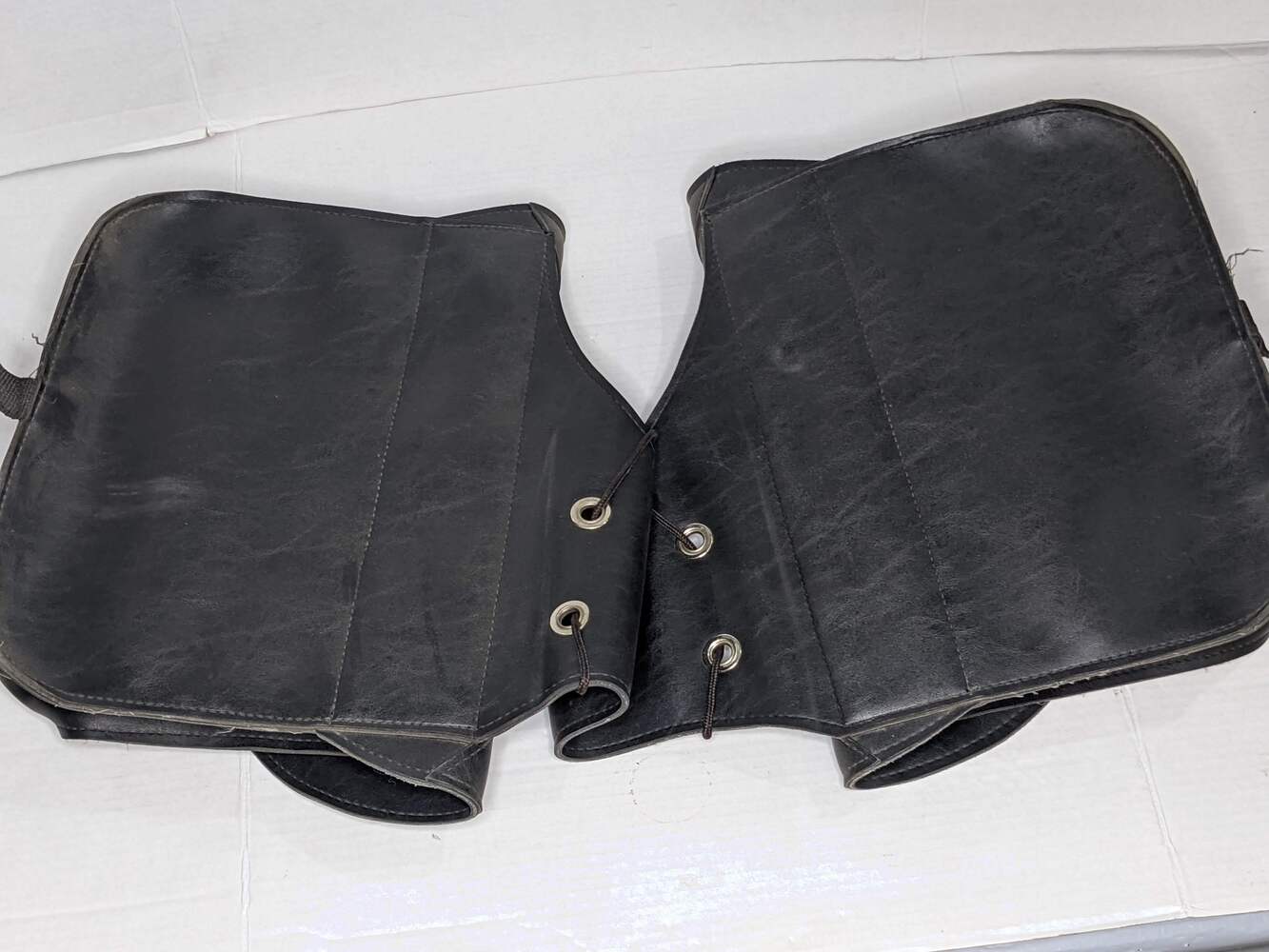 Saddlebags Saddle Motorcycle 2 Bags Leather Pouch Panniers Harley ...