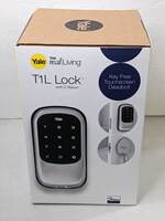Yale Key-Free Electronic Touchscreen Lock, T1L Deadbolt Satin Nickel **BRAND NEW