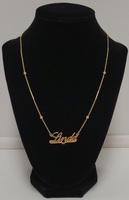 18 Karat Yellow Gold LINDA Chain Necklace - Size: 17-inch