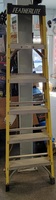 Featherlite 6906 6ft Non-Conductive Fiberglass Step Ladder 300lb Capacity