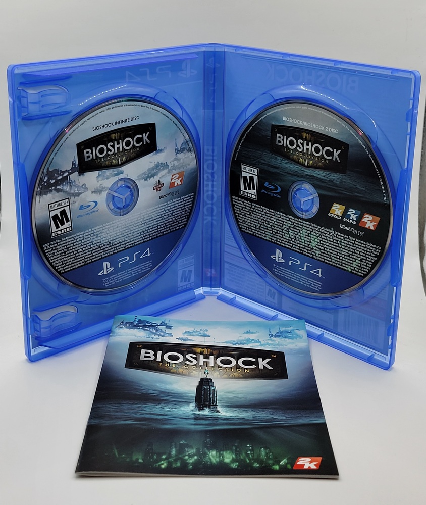 BioShock The Collection PlayStation 4 PS4 Games 3 Game Disc Bundle
