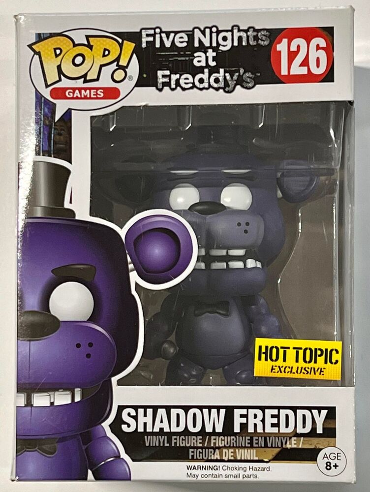 Five Nights at Freddys Shadow Freddy FNAF Funko Pop Vinyl Figure Gamer No  Box
