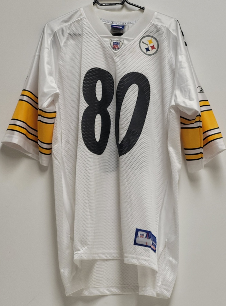 2005-06 PITTSBURGH STEELERS POLAMALU #43 REEBOK ON FIELD JERSEY (AWAY) -  Classic American Sports