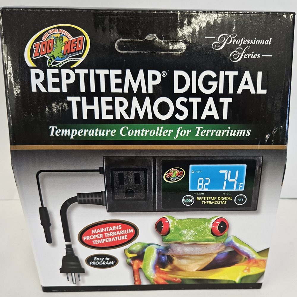 Zoo Med ReptiTemp Digital Reptile Terrarium Thermostat