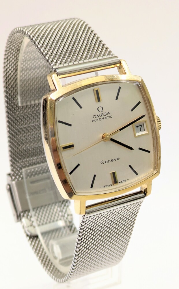 OMEGA Geneve Automatic 1969 Cal. 565 18 Karat Yellow Gold Plated