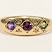 10 Karat Yellow Gold and Non-Diamond Ring - Size 6.5