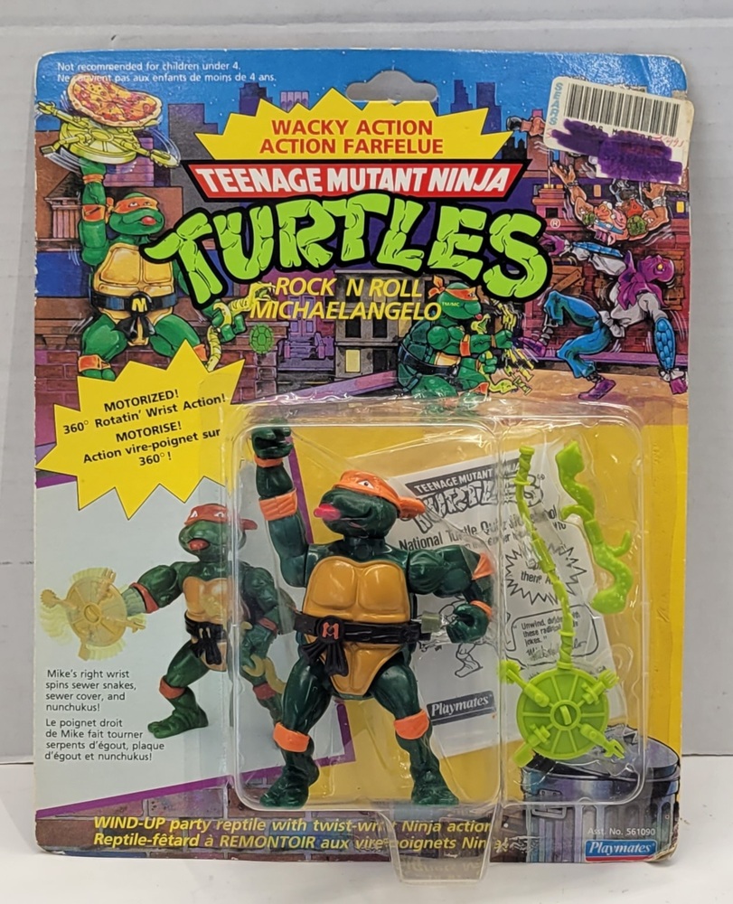 Playmates 1989 Teenage Mutant Ninja Turtles Rock N Roll Michaelangelo ...