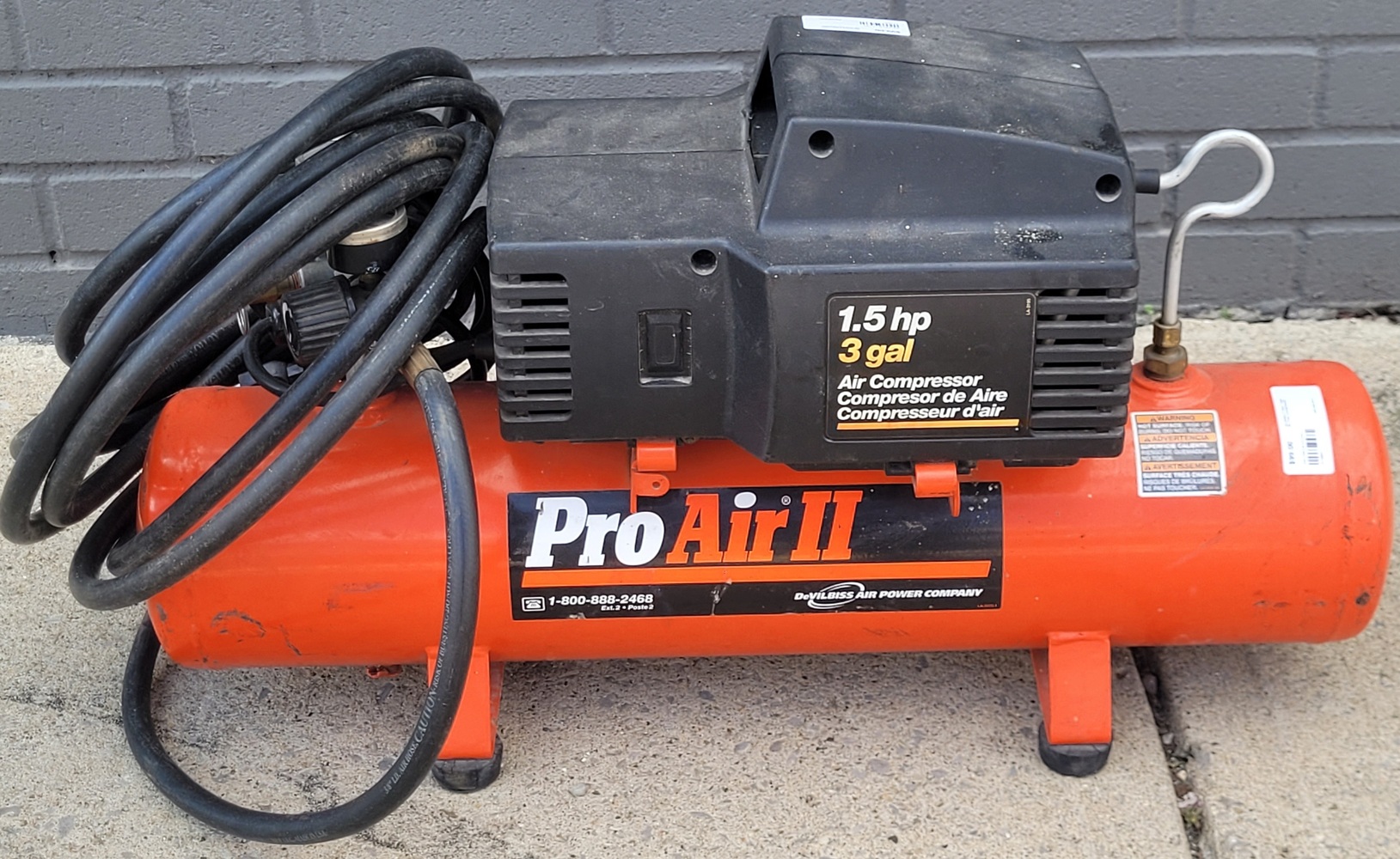 Devilbiss 1.5HP 3 Gal Pro 2 Air Compressor | Avenue Shop Swap & Sell