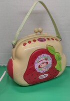 Collectible Strawberry Shortcake Purse Boombox and Stereo - Working