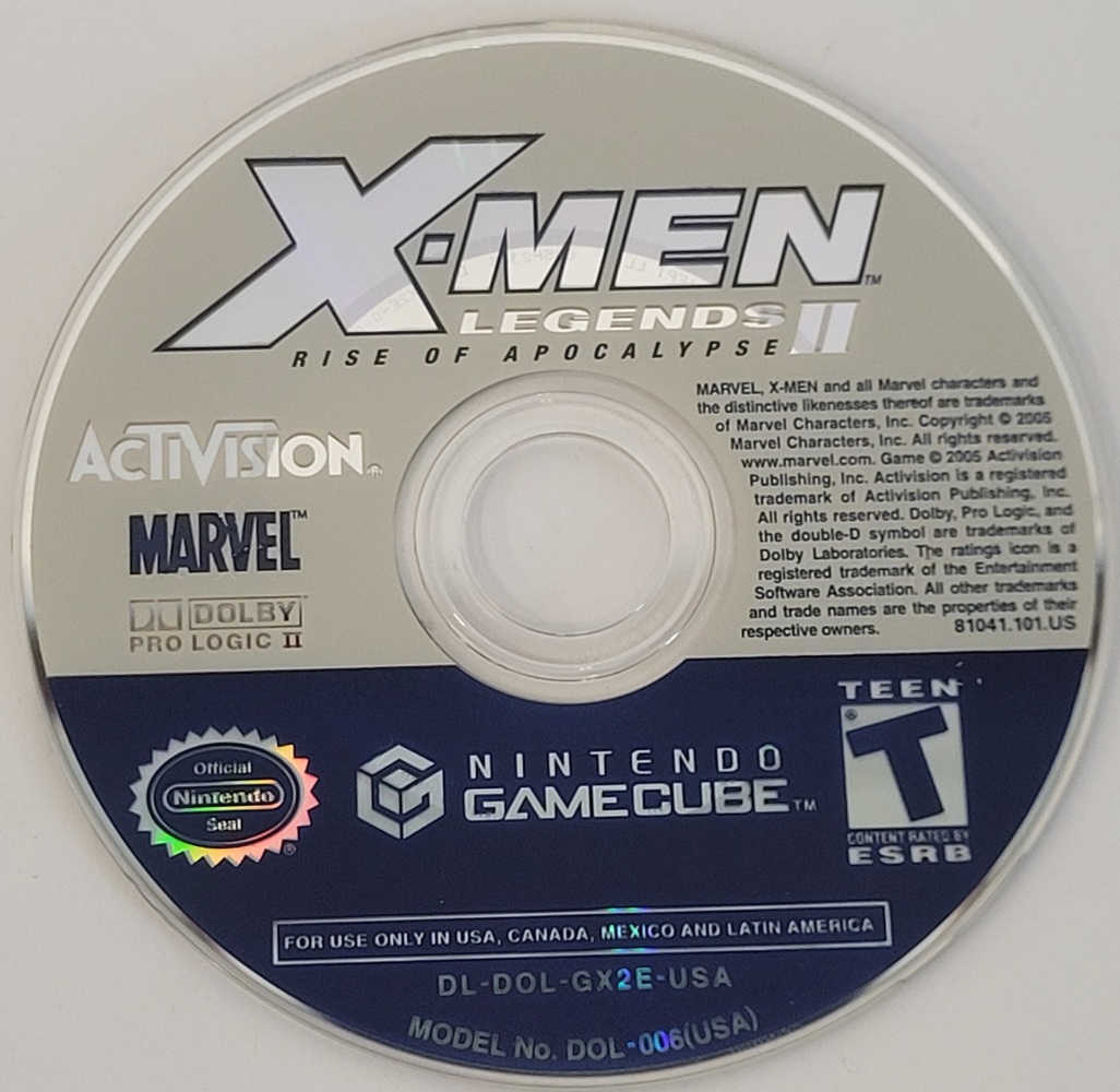 X-MEN LEGENDS 2 RISE OF APOCALYPSE FOR NINTENDO GAMECUBE | Avenue Shop ...