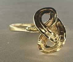 Knotty 10K/3g Yellow Gold Ring - Sz. 8.5