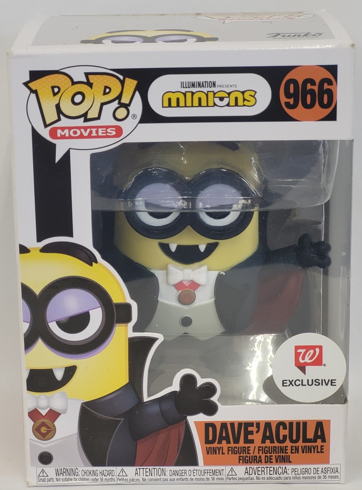 Funko #966 Minions Dave'cula *walgreens Exclusive* 