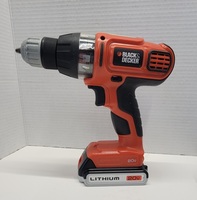 Black & Decker 20V Lithium Max Cordless Drill with Battery & Charger 
