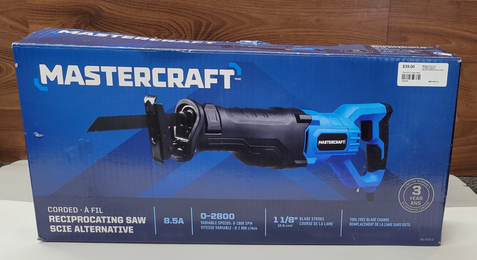 Reciprocating best sale saw mastercraft