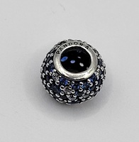 Genuine Pandora "Sky Mosaic" Pave Bead Charm 0.925% Silver RETIRED
