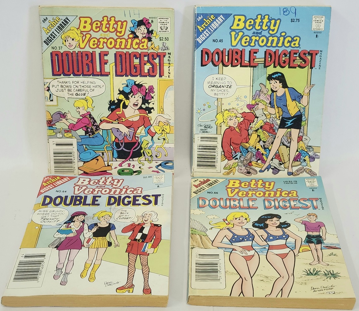 Archies Comics Lot of 7: Betty Veronica Jokebooks Jughead sold 1966-1969