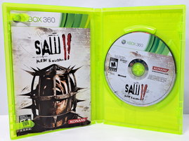 SAW II: Flesh & Blood CIB - Xbox 360 TESTED (Konami, 2010) Jigsaw Awaits!