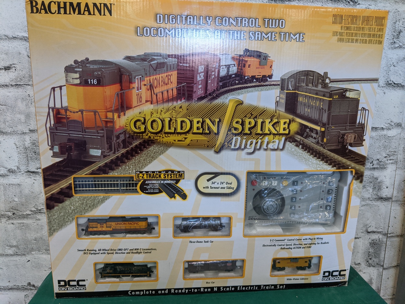 Bachmann n scale golden spike train set on sale